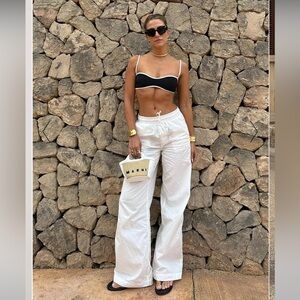 ***NWT*** NA-KD Elastic Waist Soft Denim